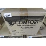 Approximately 10 boxes x 100 Comfort Nitrile powder free disposable gloves (size S)
