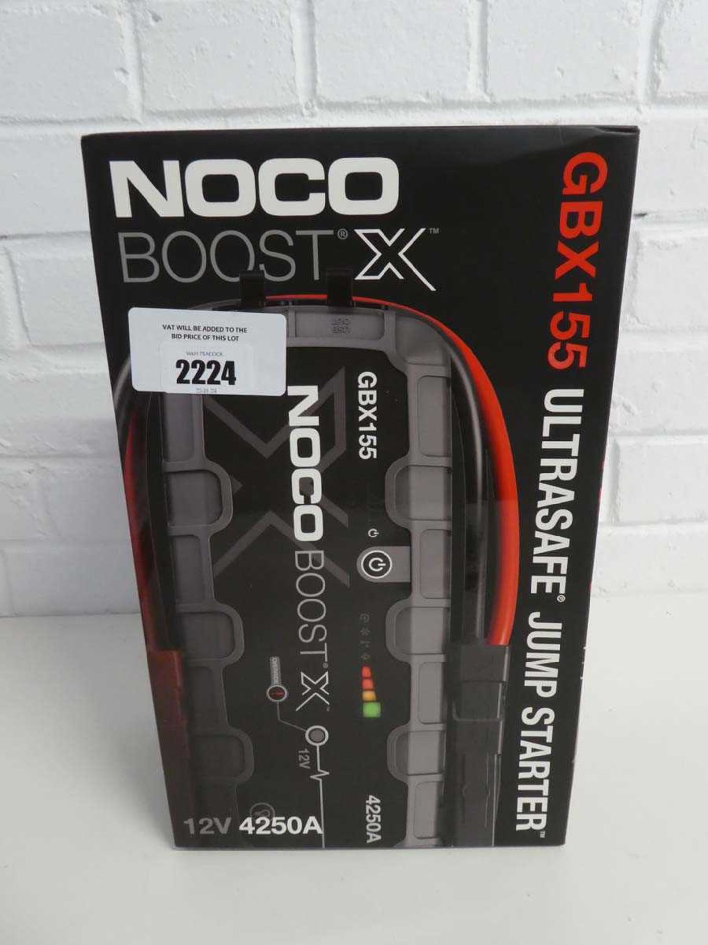 +VAT Boxed NOCO GBX155 12V ultra safe jumpstarter