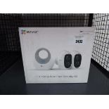 +VAT Boxed EZVIZ HD 1080B wire free 2 camera security kit (Grade A stock)