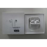 +VAT Apple AirPods with charging case and cable in box (MV7N2ZM/A)