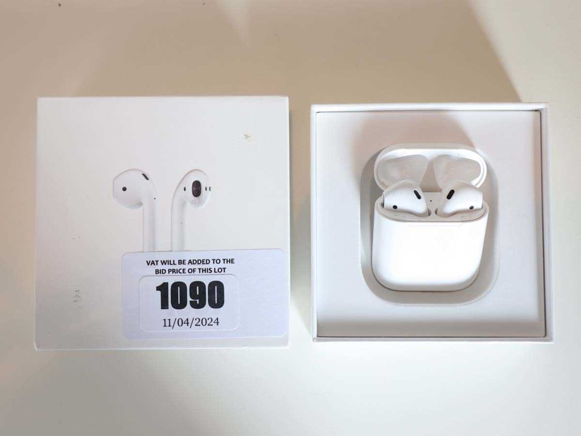 +VAT Apple AirPods with charging case and cable in box (MV7N2ZM/A) - Image 3 of 8