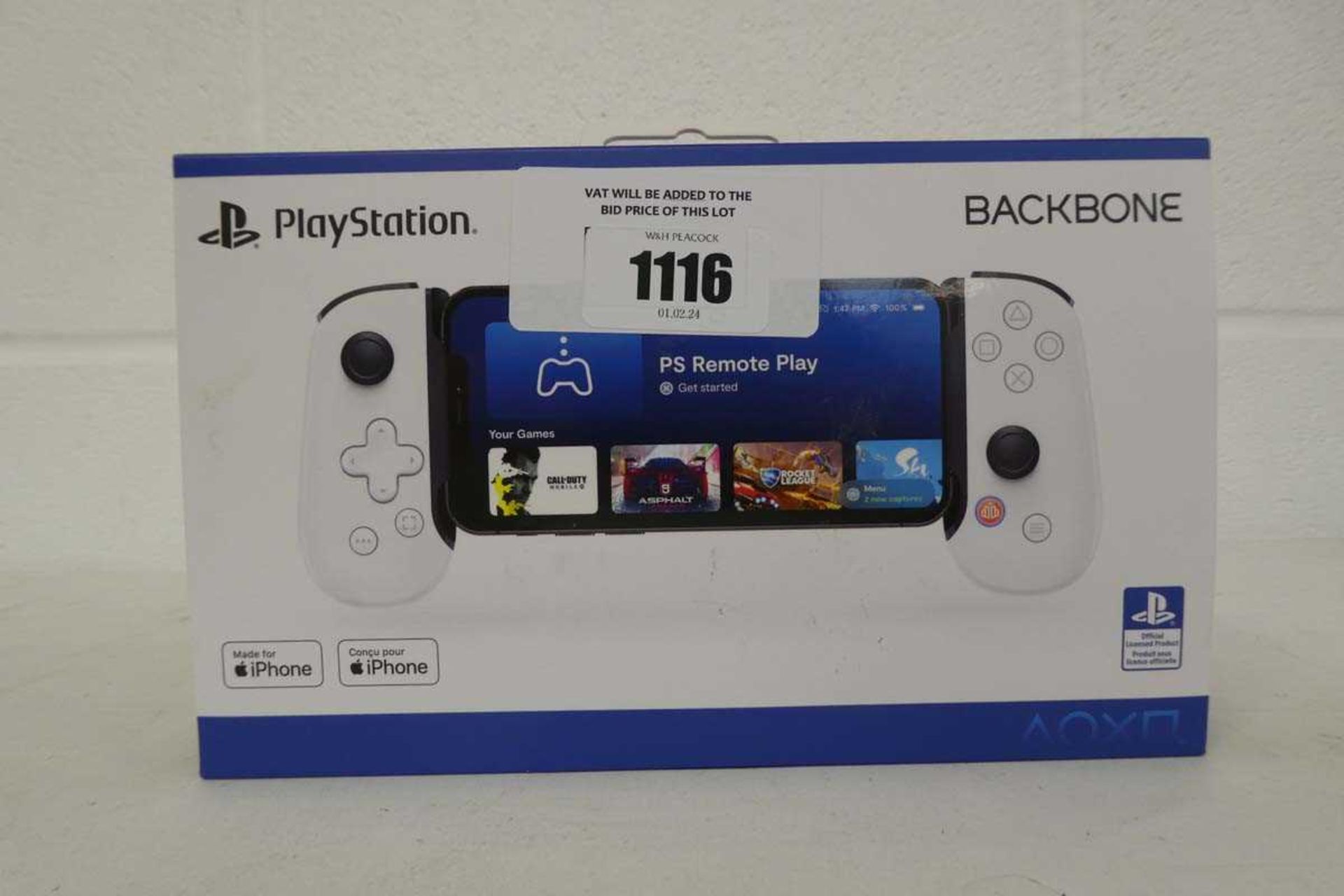 +VAT PlayStation Backbone iPhone gaming controller