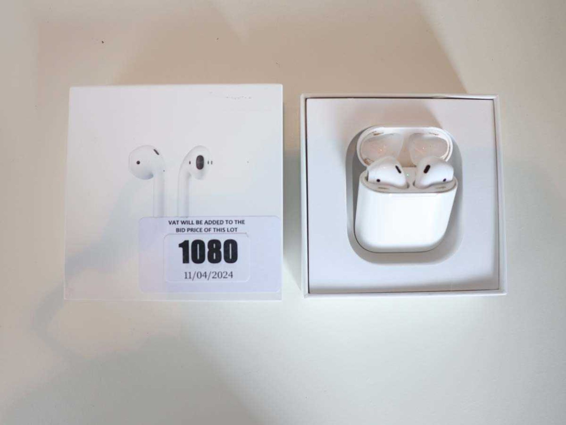 +VAT Apple AirPods with charging case and cable in box (MV7N2ZM/A) - Image 3 of 8