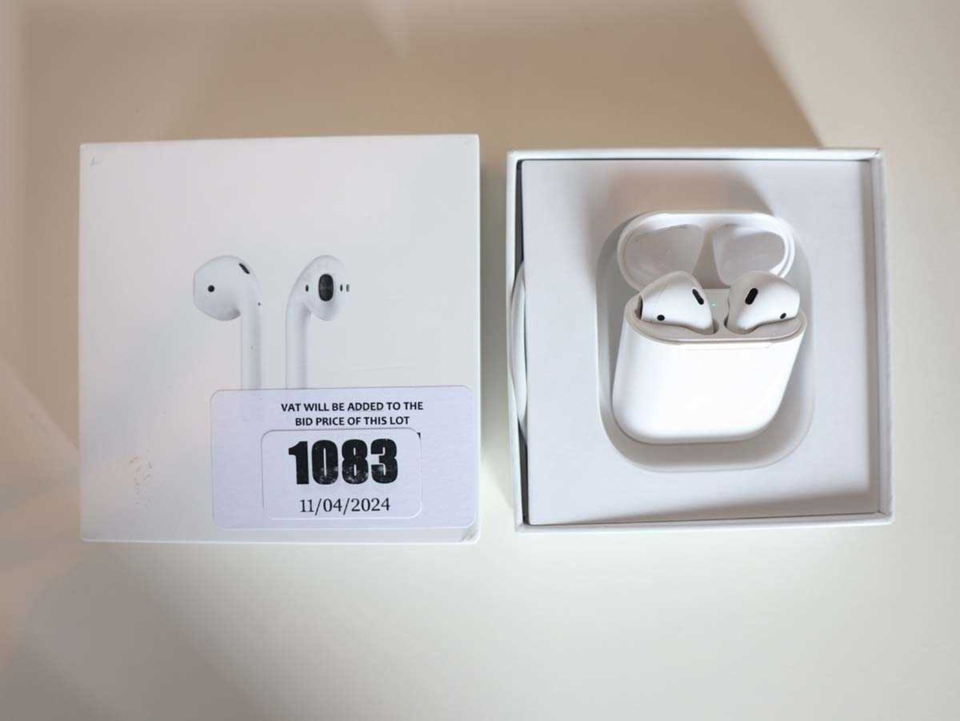 +VAT Apple AirPods with charging case and cable in box (MV7N2ZM/A) - Image 7 of 8