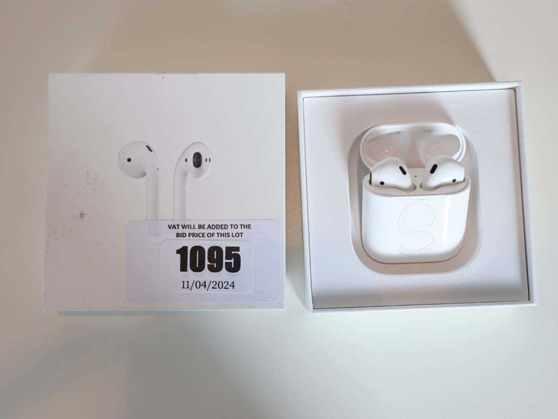 +VAT Apple AirPods with charging case and cable in box (MV7N2ZM/A) - Image 2 of 8