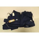 +VAT 12 Adidas tracksuit bottoms in navy