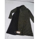 +VAT Luukaa Touch khaki stripe dress size small