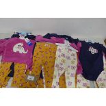 Approx. 18 girls Pekkle 4 piece clothing sets incl. jumper, body suit and 2 pairs of trousers