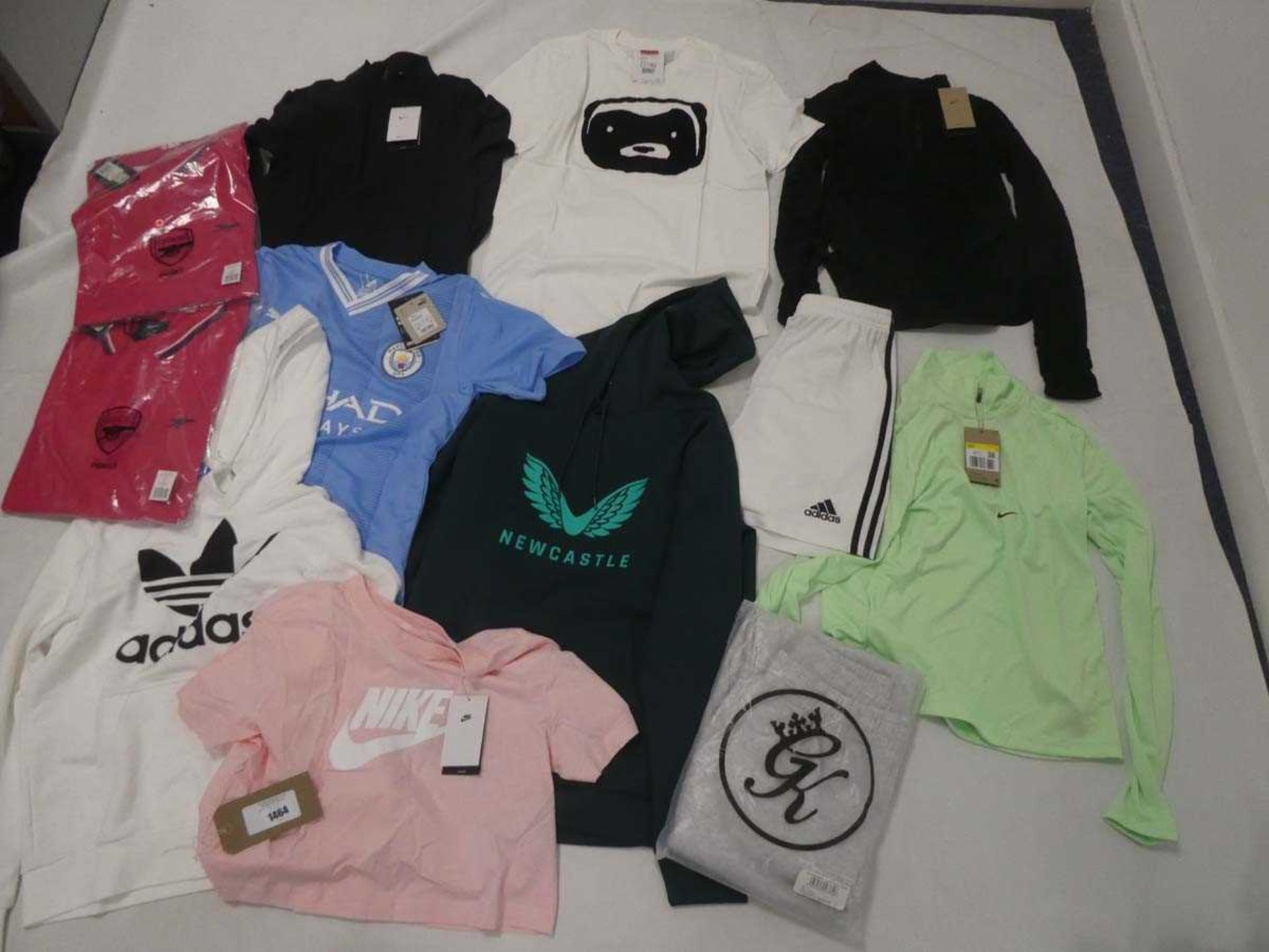 +VAT Selection of sportswear to include Gym King, Adidas, Nike, etc