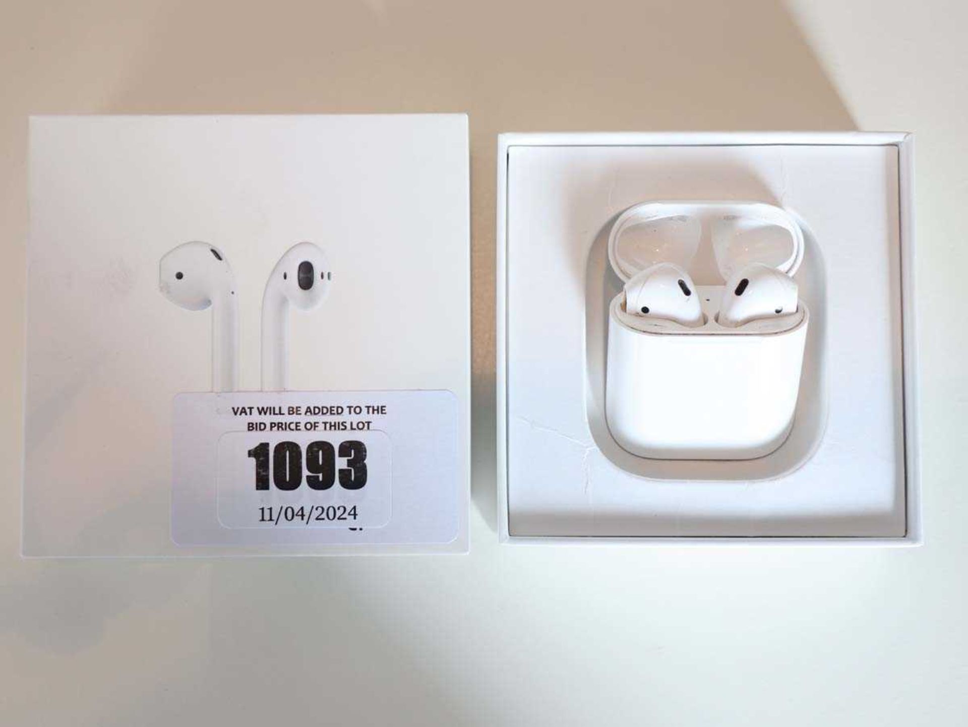 +VAT Apple AirPods with charging case and cable in box (MV7N2ZM/A) - Image 6 of 8