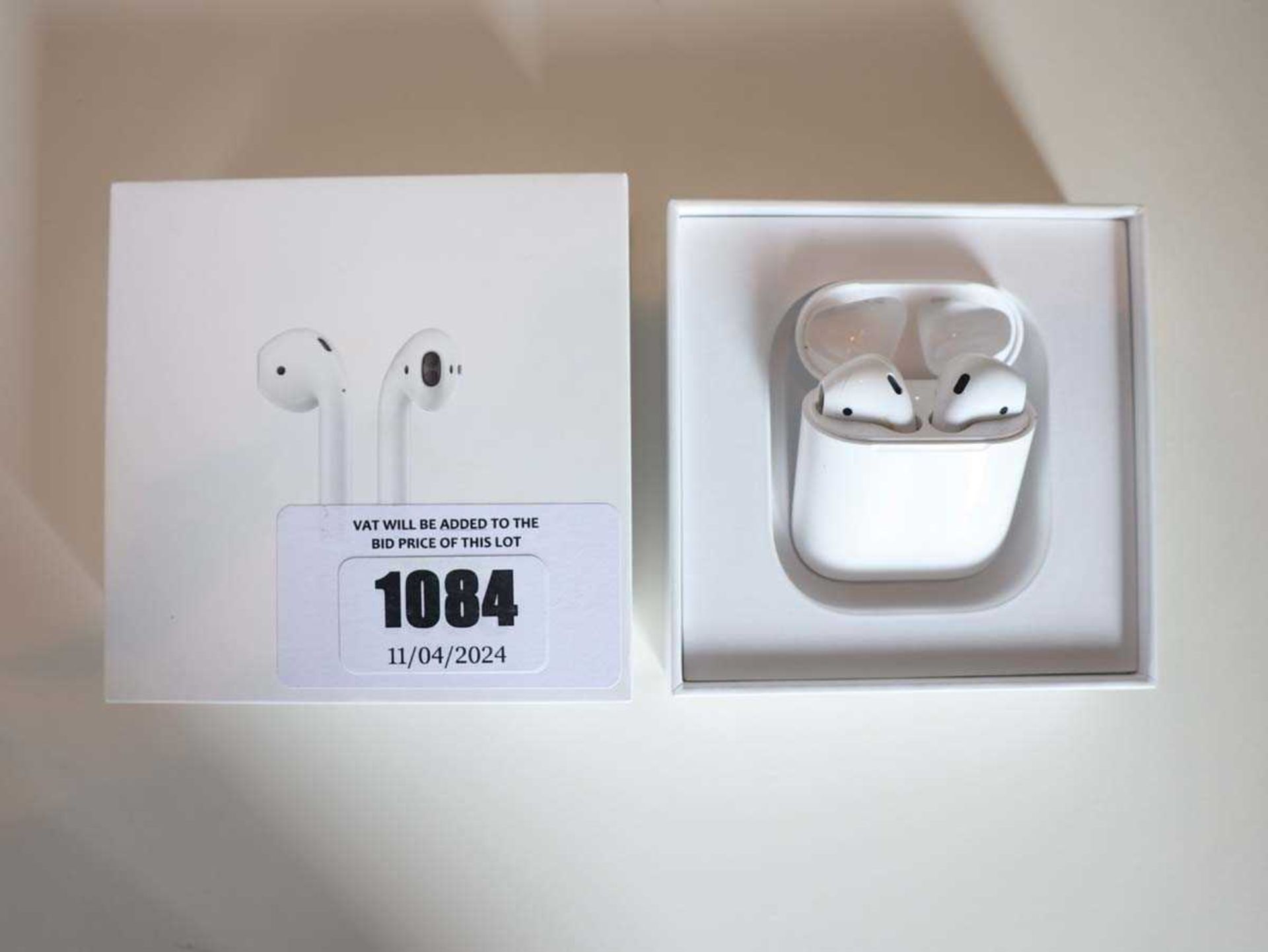 +VAT Apple AirPods with charging case and cable in box (MV7N2ZM/A) - Image 2 of 8