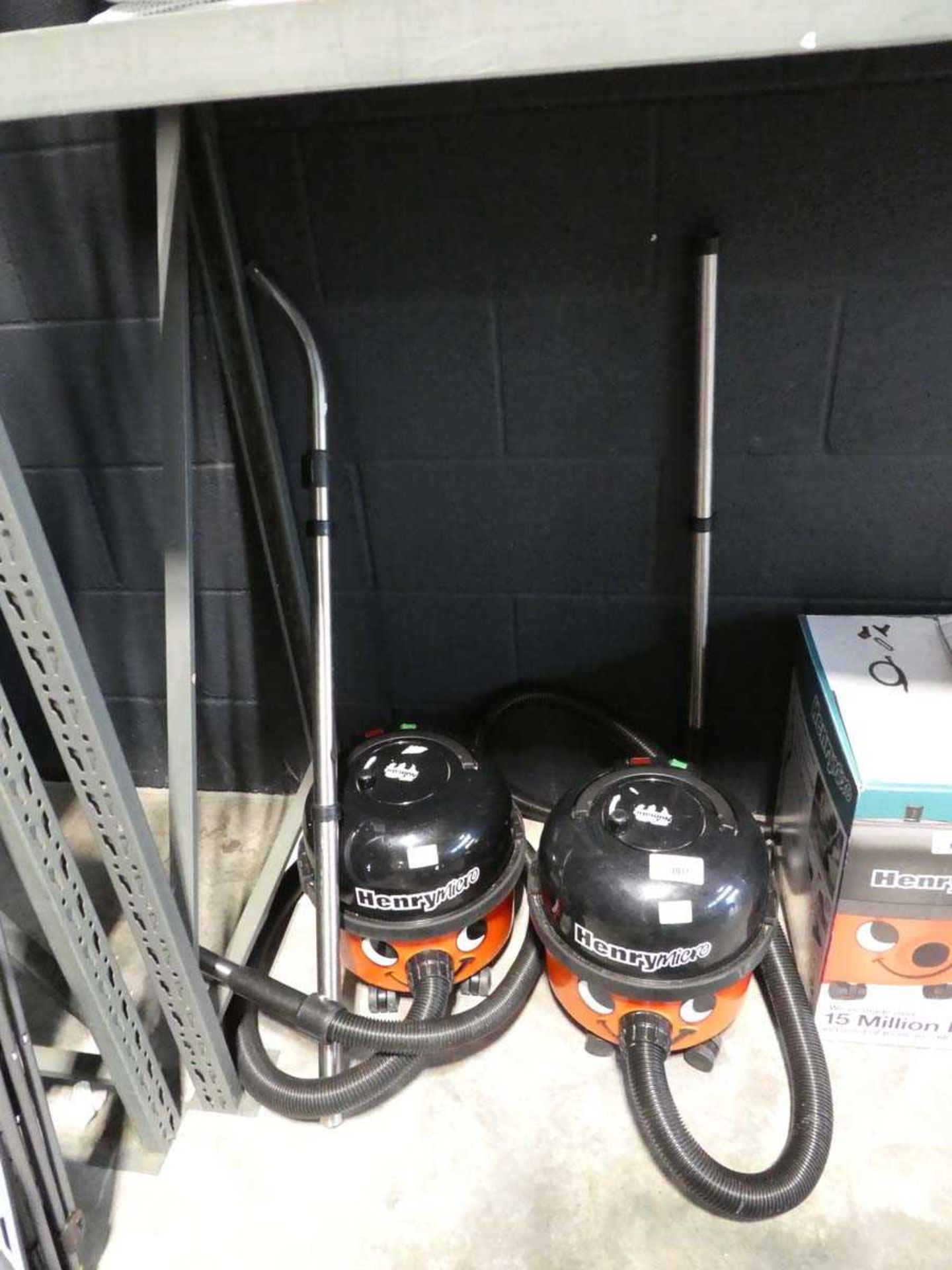 +VAT Pair of unboxed Henry Micro hoovers