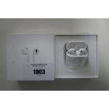 +VAT Apple AirPods with charging case and cable in box (MV7N2ZM/A)