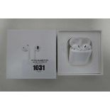 +VAT Apple AirPods with charging case and cable in box (MV7N2ZM/A)