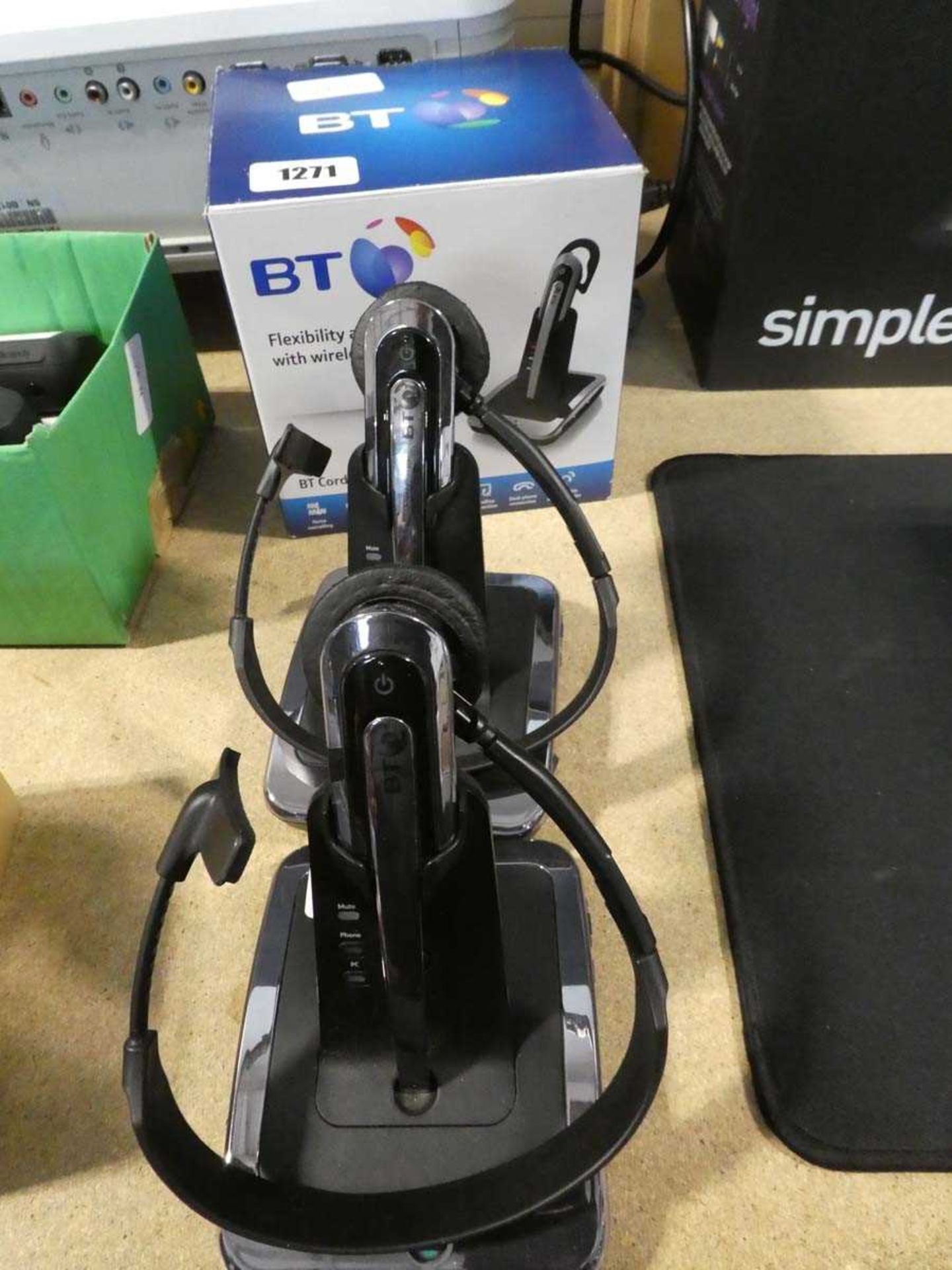 BT cordless headsets and cabling (H55)