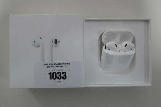 +VAT Apple AirPods with charging case and cable in box (MV7N2ZM/A)