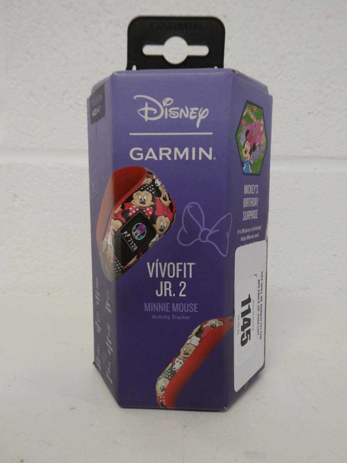 +VAT Garmin Disney Vivo fit junior 2 Minnie Mouse activity tracking watch