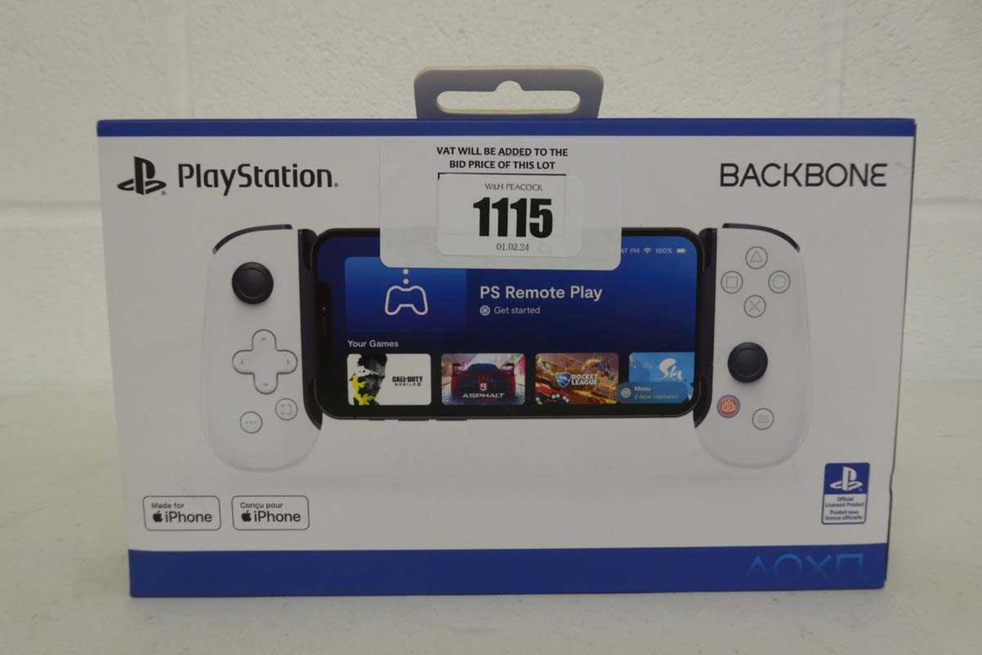 +VAT PlayStation Backbone iPhone gaming controller