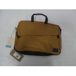 +VAT Passenger recycled messenger bag in golden brown