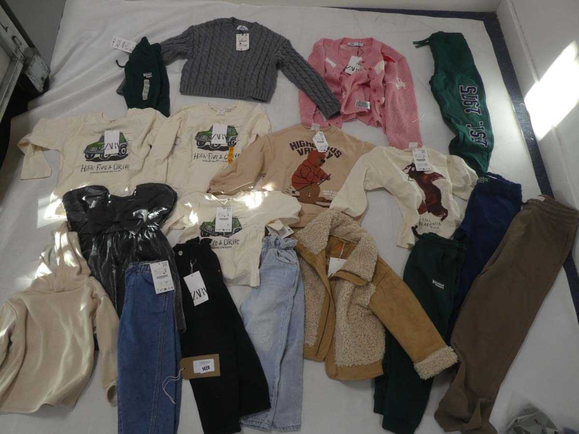 Selection of Zara children's clothing