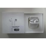+VAT Apple AirPods with charging case and cable in box (MV7N2ZM/A)