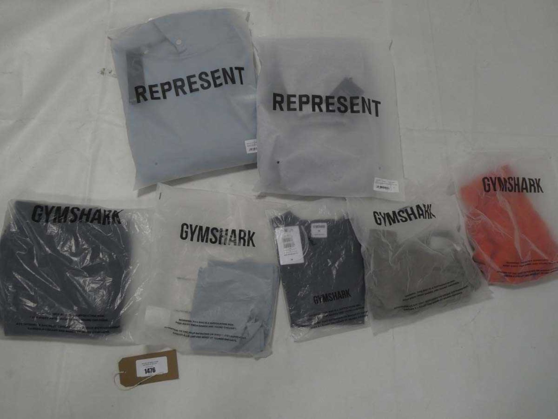 +VAT Selection of Represent and Gym Shark clothing