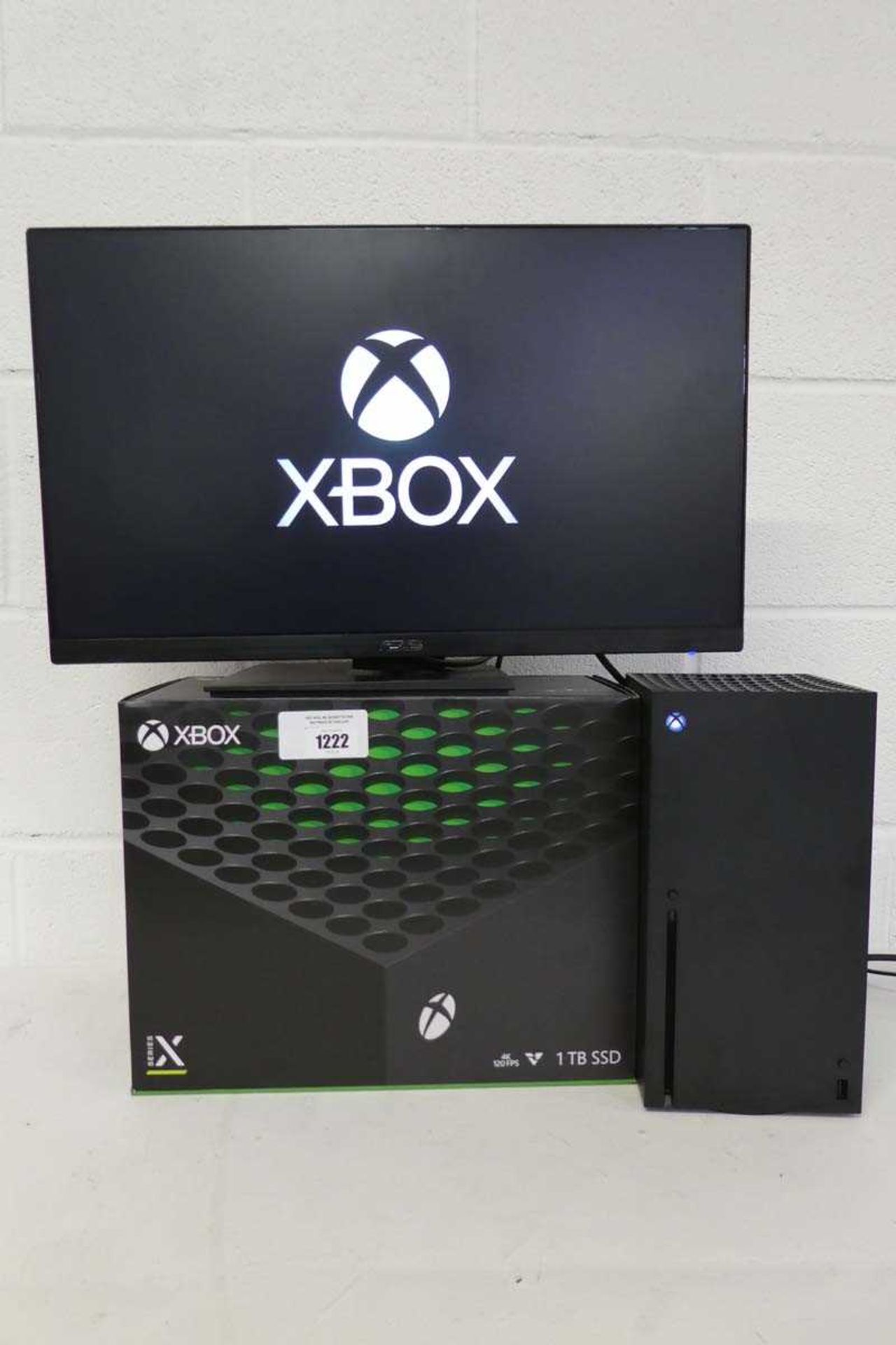 +VAT Xbox one series X 1TB Gaming console with 1 controller (Monitor in picture not included)