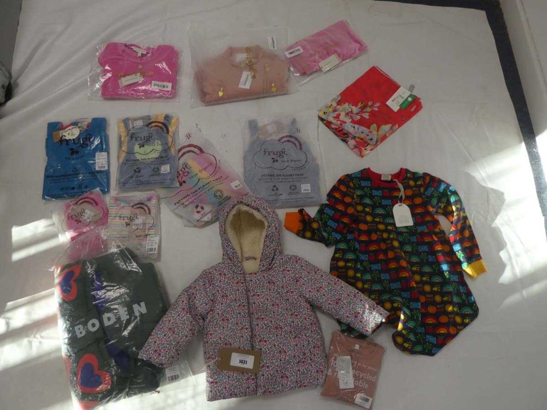 Selection of children's clothing to include Angels Face, Joules, Little Bird, etc