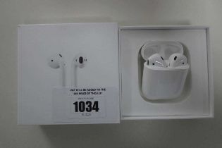 +VAT Apple AirPods with charging case and cable in box (MV7N2ZM/A)