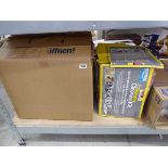 Box containing steam cleaning kit and MFavour steam cleaner