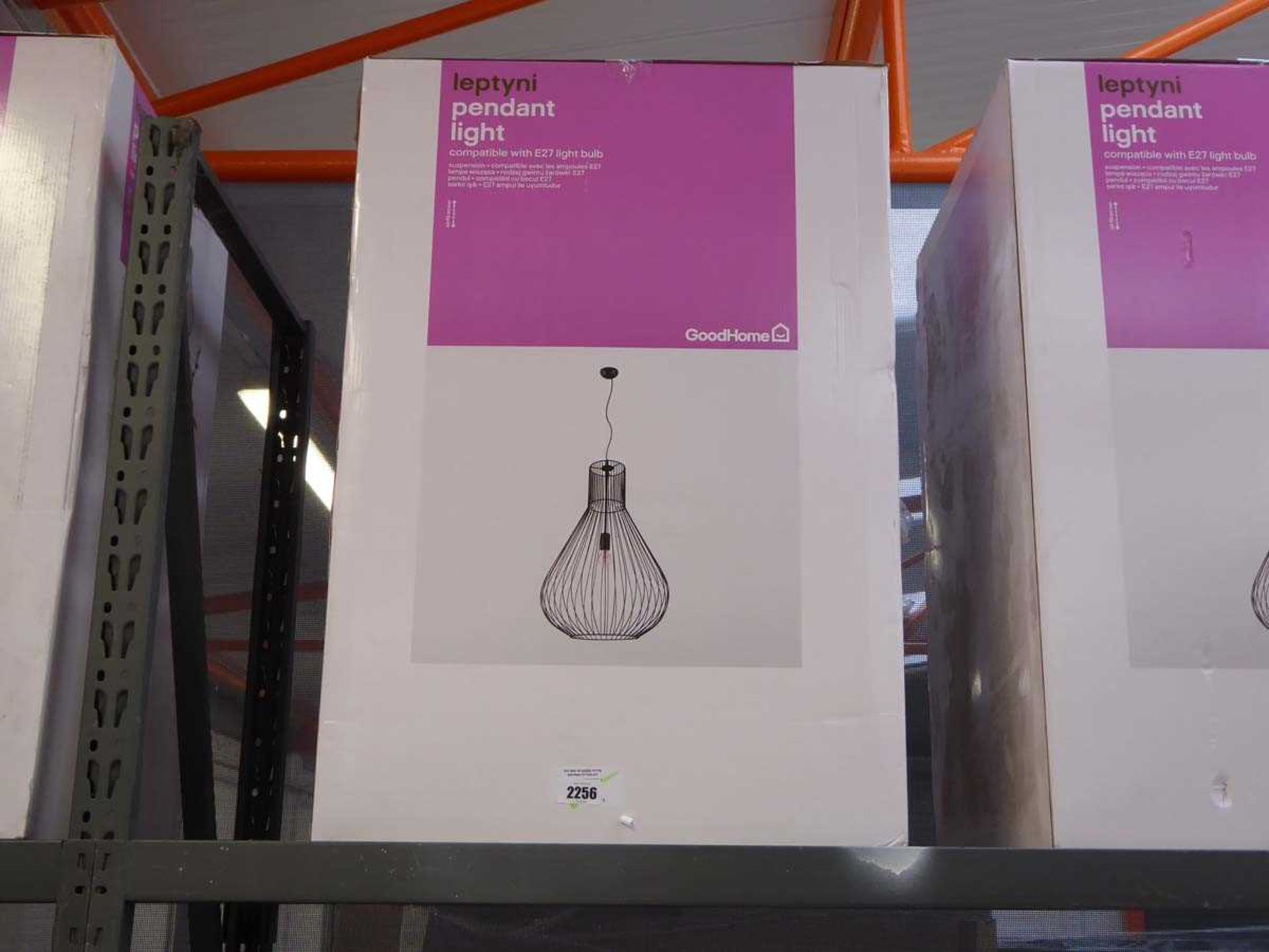 +VAT Boxed Leptyni black pendant light (Grade A stock)