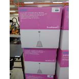 +VAT 2 boxed Anser hanging pendant lights (Graded A stock)