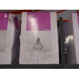 +VAT Boxed Leptyni black pendant light (Grade A stock)