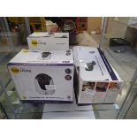 2 Yale Smart Living Zoom cameras and wifi outdoor camera