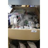 +VAT Box containing various crafting glues, paints, inks, pens etc