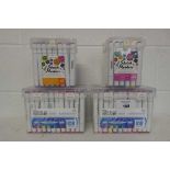 +VAT 2 X Couture Creations alcohol ink marker 108 packs with two American crafts sketch marker packs