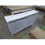 White radiator cover