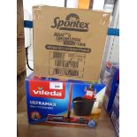+VAT Boxed Vileda Ultra Max 2 in 1 with Spontex Aqua Revolution extra cistern