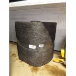 Large roll of black breathable hanging basket lining