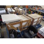 2 pallets containing approx. 108 600x600mm cut natural stone floor tiles