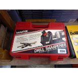 Cased Martek drill sharpener