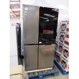 +VAT LG 2 door fridge with freezer drawers and InstaView, code number GSVV80PYLL (APYQLGU)