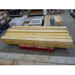 Pallet containing approx. 40 lengths of approx. 7.8' timber lengths