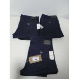 +VAT 3 pairs of mens Emporio Armani trousers (2 W36 L32, 1 W38 L32)