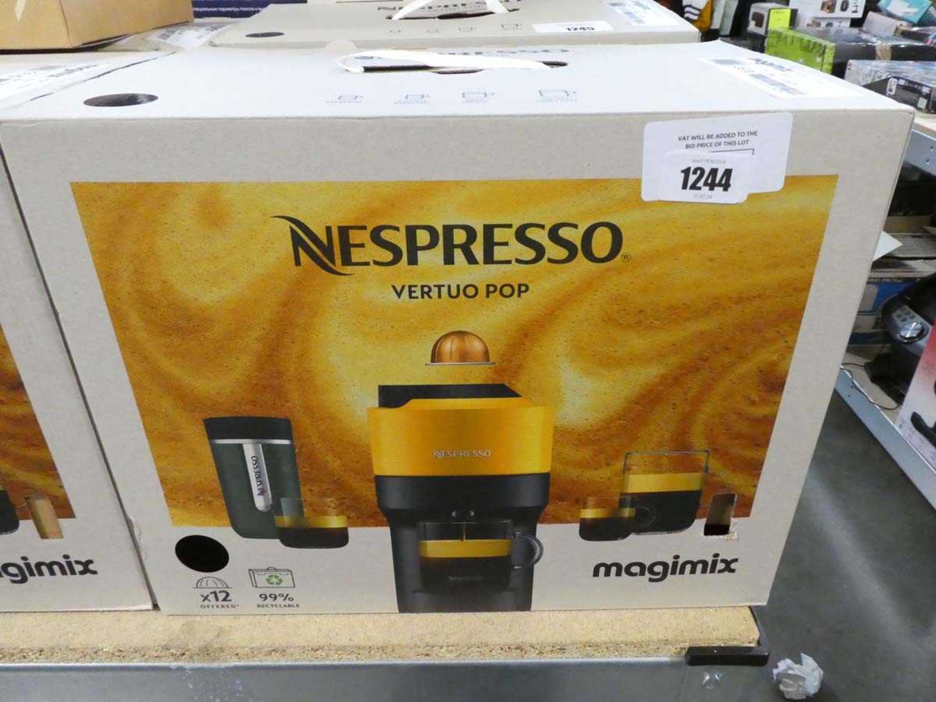 +VAT Nespresso Virtuo coffee machine
