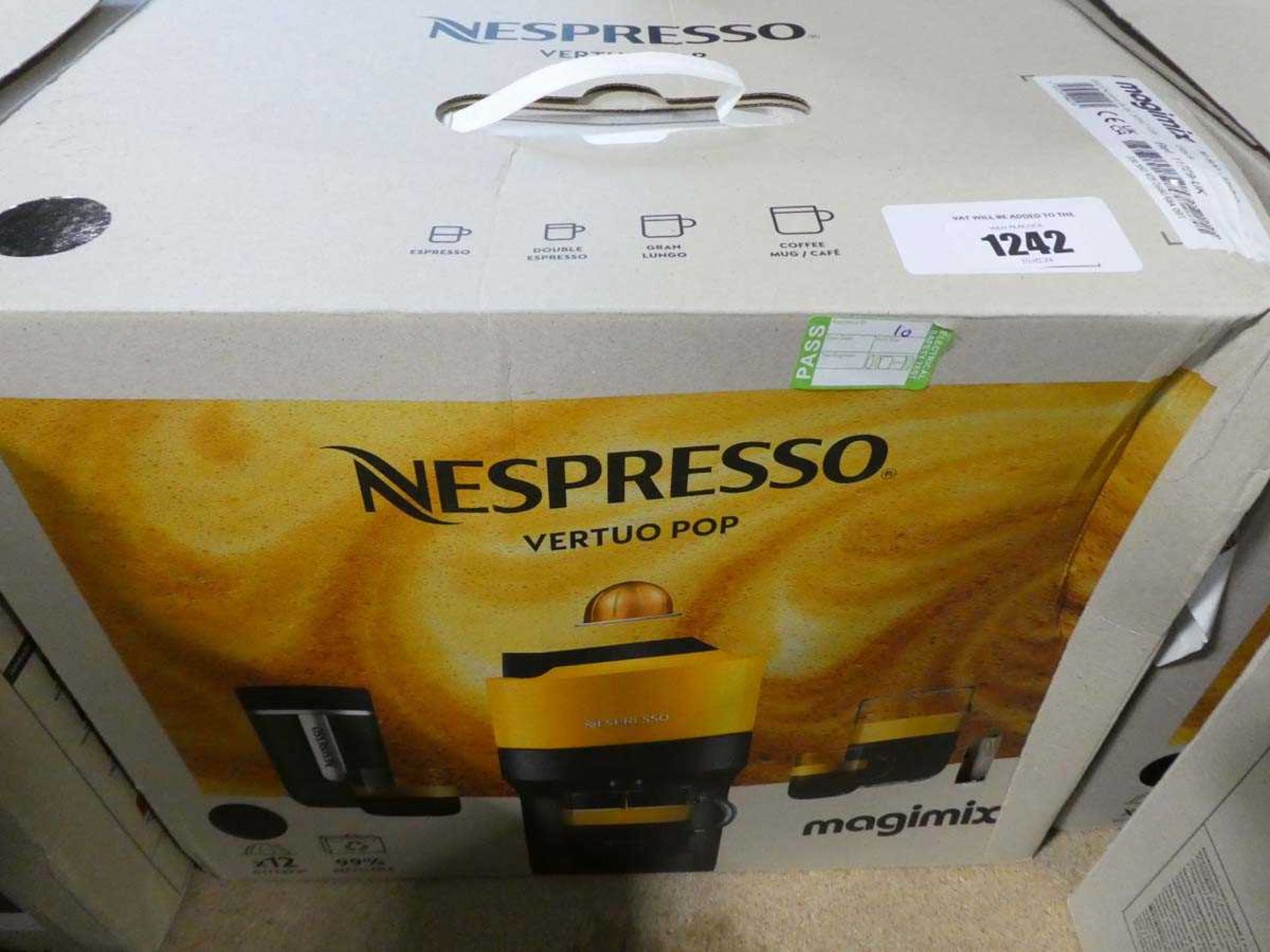 +VAT Nespresso Virtuo Pop coffee machine