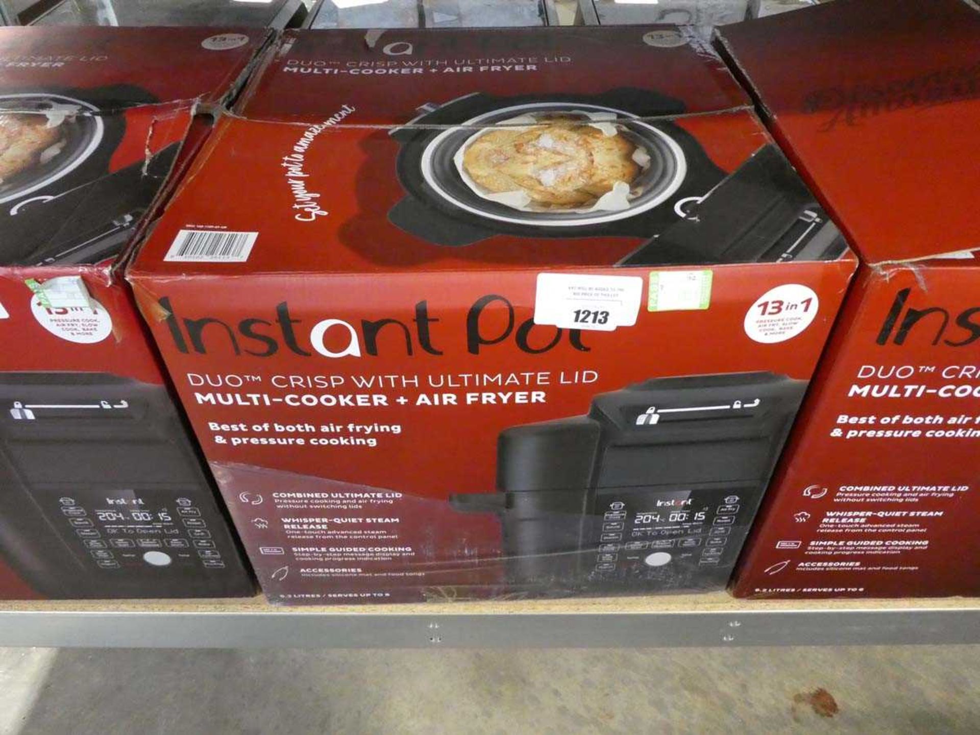 +VAT InstantPot Duo Crisp ultimate lid multi cooker and air fryer