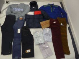 +VAT Selection of clothing to include Passenger, Charles Tyrwhitt, Tommy Hilfiger, etc
