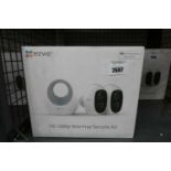 +VAT Boxed EZVIZ HD 1080p wire free 2 camera security kit (Grade A stock)