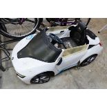 Childs battery operated car in the form of a BMW, no PSU